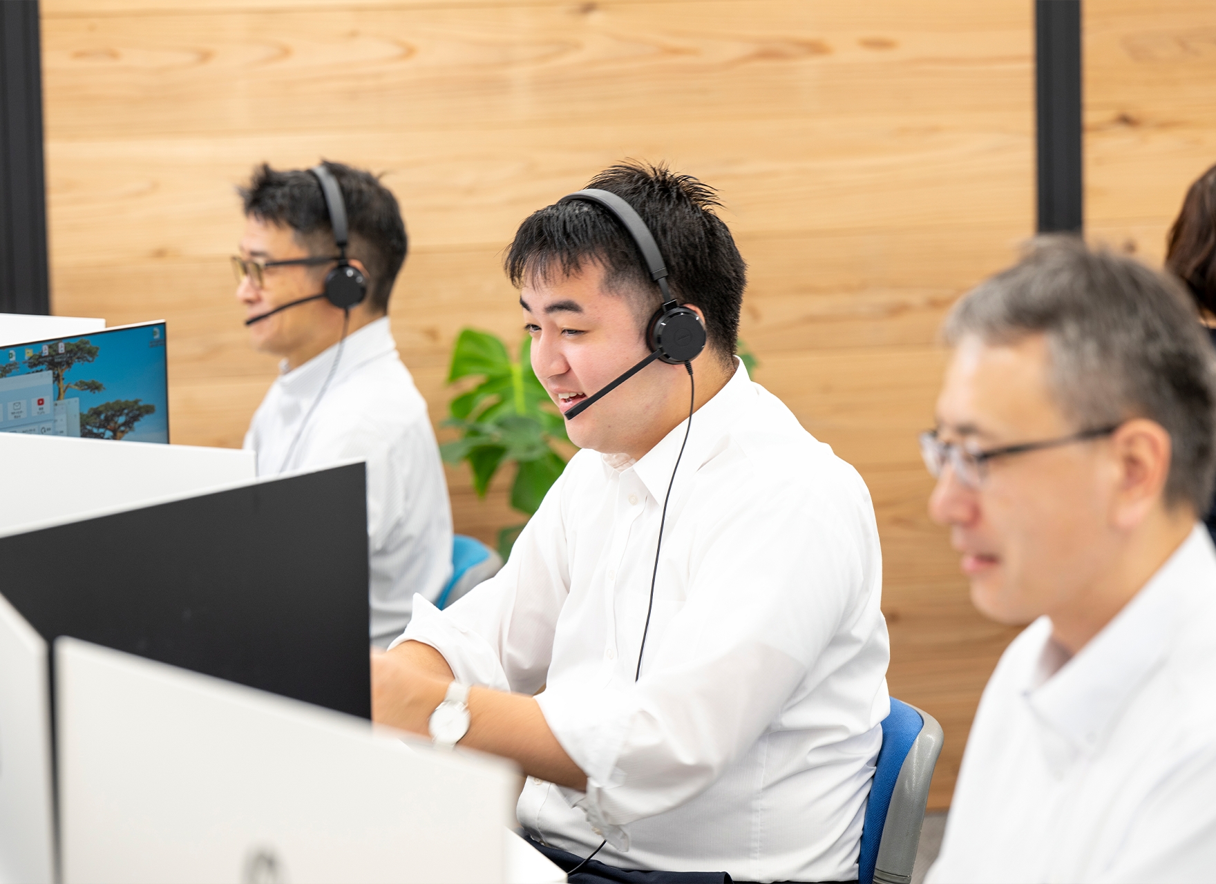 ユーザーサポートの様子